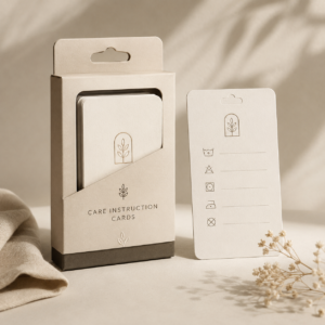 Care Instruction Cards